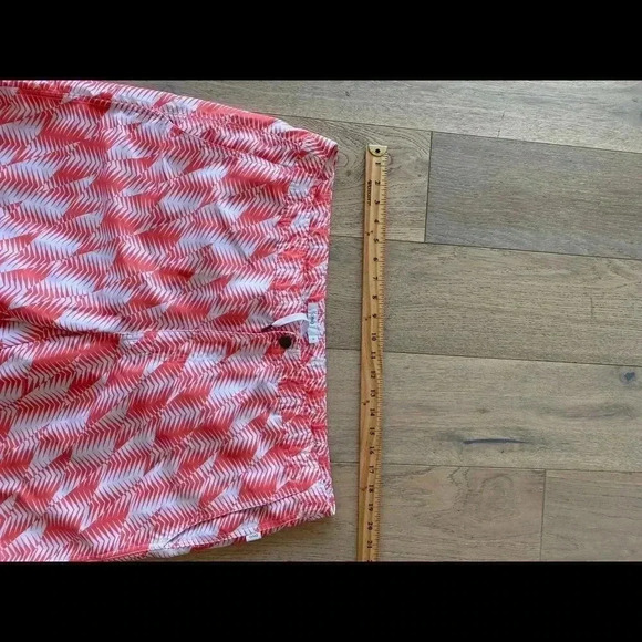 Onia men’s swim trunks orange white size 38 - Picture 4 of 8